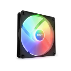NZXT F140 RGB Core - 140mm Hub-Mounted RGB Fan - 8 Individually-Addressable LEDs - Semi-Translucent Blades - High Static Pressure & Airflow - Quiet Operation - PWM Control - CAM Software - Black - ‎RF-C14SF-B1